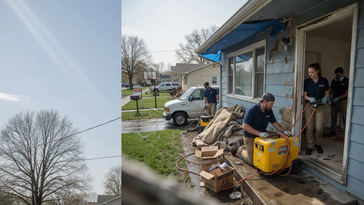 Basement Flood Cleanup in Moscow, PA near me